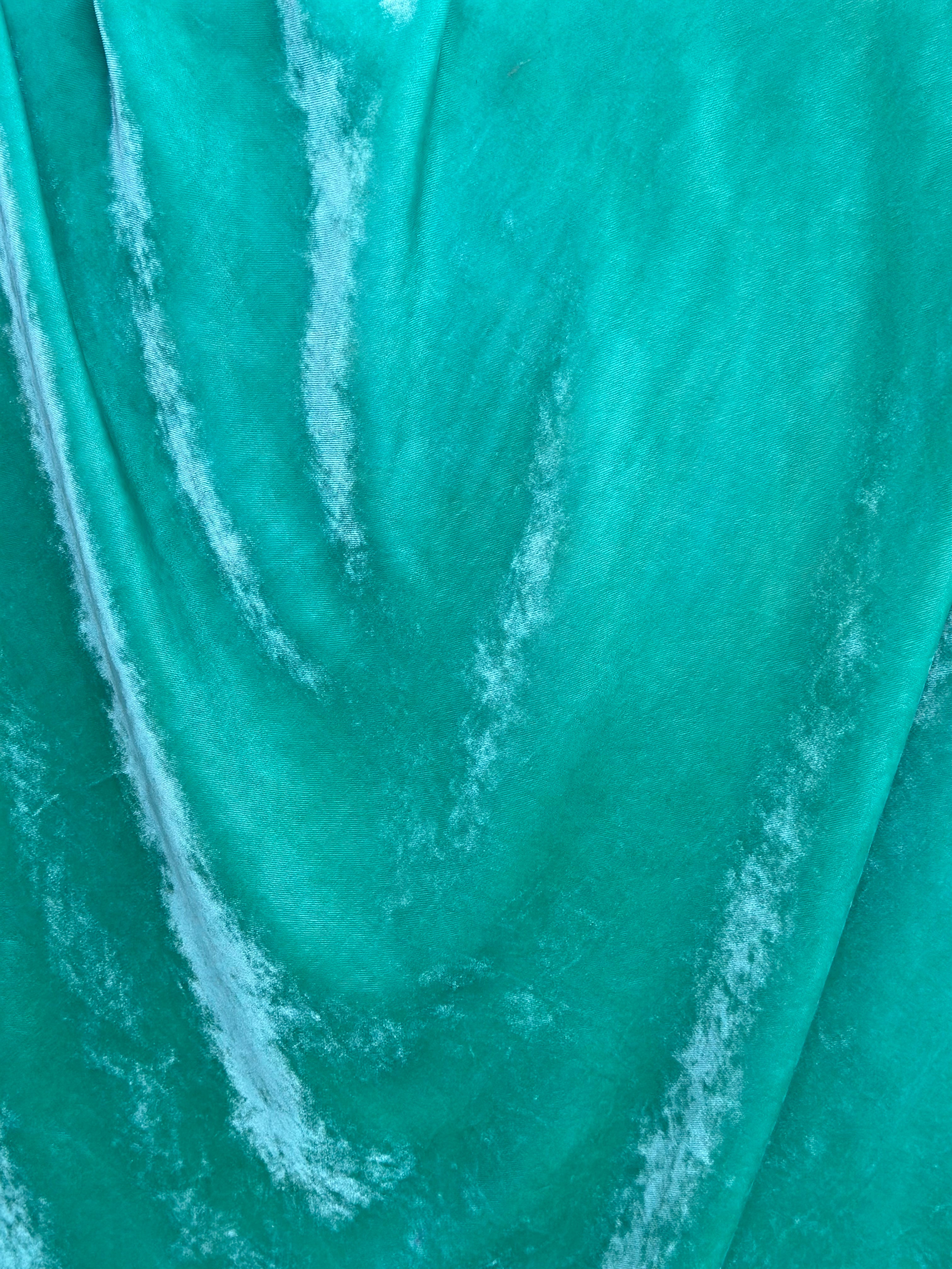 Silk Velvet Throw ~ Caribbean ~